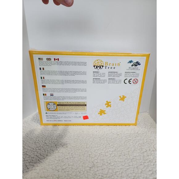 Braintree santa's workshop 1000 piece puzzle. Box stand, sorting tray, poster - Picture 3 of 6